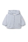 Bebe Bella Boy Front Button Pocket Puff Jacket In Blue
