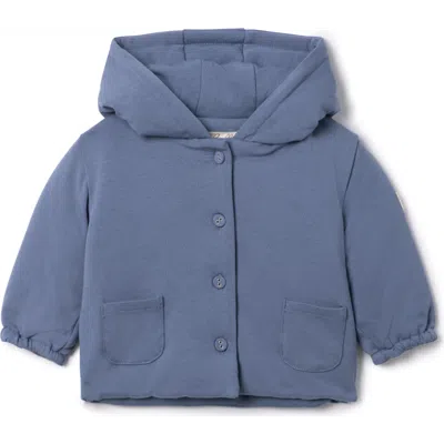 Bebe Bella Babies'  Boy Front Button Pocket Puff Jacket In Blue