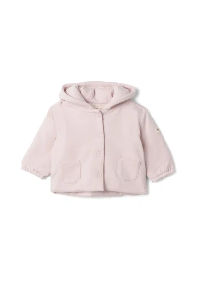Bebe Bella Babies'  Girl Front Button Pocket Puff Jacket In Pink