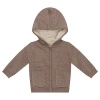 Bebe Bella Kids'  Knitted Hooded Jacket With Patch Pockets In Multi