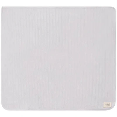 Bebe Bella Pointelle Ribbed Blanket In White