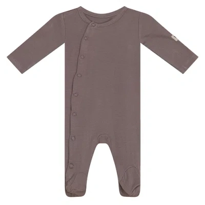 Bebe Bella Kids'  Snap Down Jersey Romper In Brown
