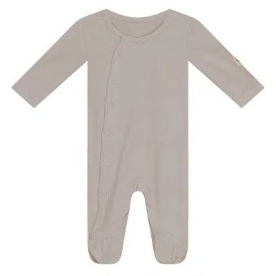 Bebe Bella Kids'  Ribbed Button Up Long Sleeve Assorted Romper Set In Brown