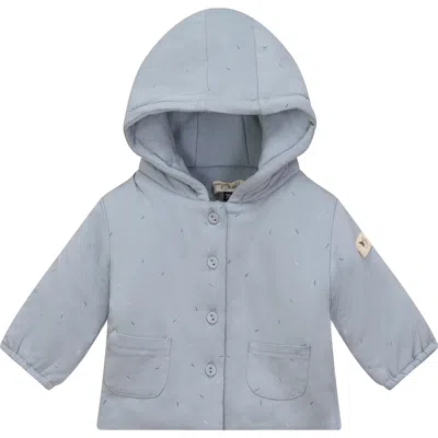Bebe Bella Kids'  Sprinkle Print Puffy Hood Jacket In Black