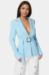 Bebe Belted Blazer In Multi