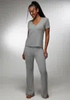 Bebe Better Thangs Lounge Set In Grey Heather