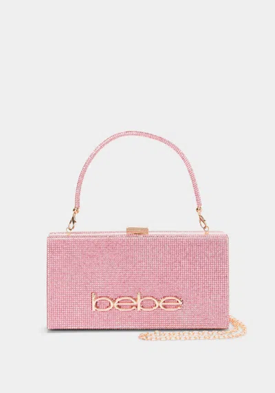 Bebe Betty Rectangle Shoulder Bag In Fuchsia