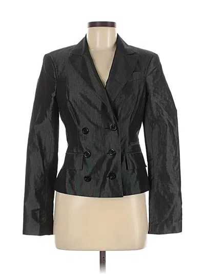 Pre-owned Bebe Blazer Jacket In Black