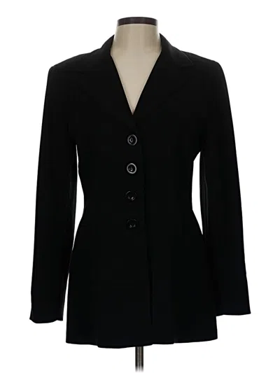 Pre-owned Bebe Blazer Jacket In Black