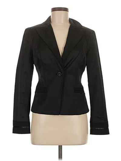 Pre-owned Bebe Blazer Jacket In Black