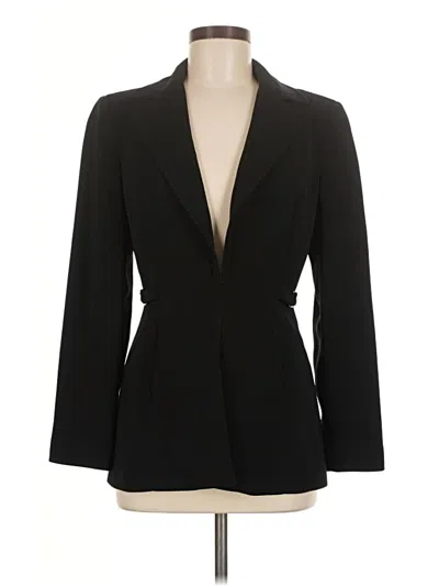 Pre-owned Bebe Blazer Jacket In Black