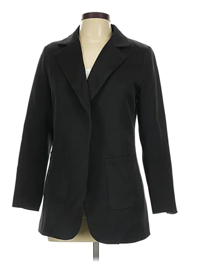 Pre-owned Bebe Blazer Jacket In Black