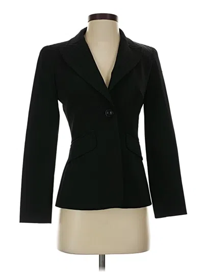 Pre-owned Bebe Blazer Jacket In Black