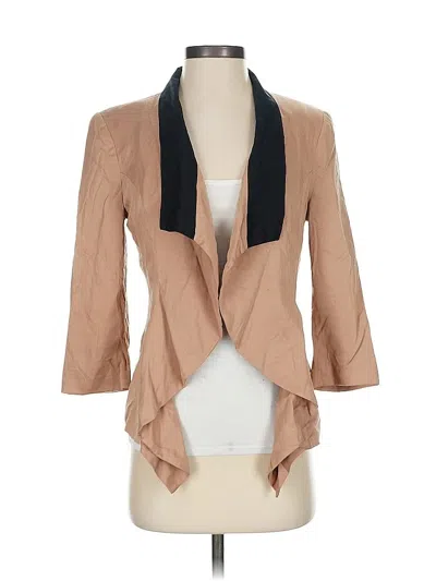 Pre-owned Bebe Blazer Jacket In Brown