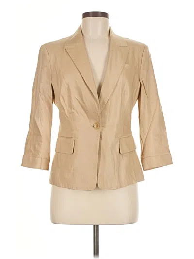 Pre-owned Bebe Blazer Jacket In Brown