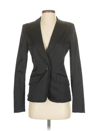 Pre-owned Bebe Blazer Jacket In Gray