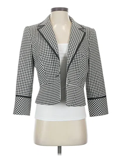 Pre-owned Bebe Blazer Jacket In Gray