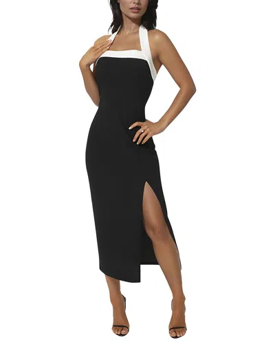 Bebe Bodycon Midi Dress In Black