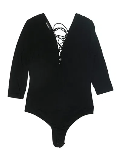 Pre-owned Bebe Bodysuit In Black