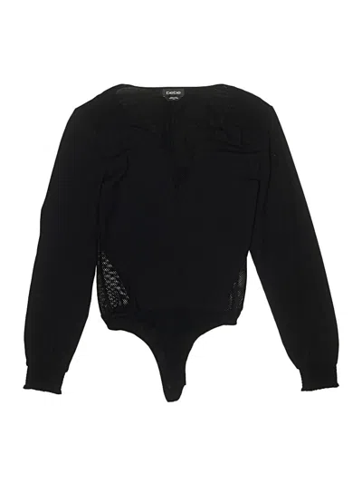 Pre-owned Bebe Bodysuit In Black