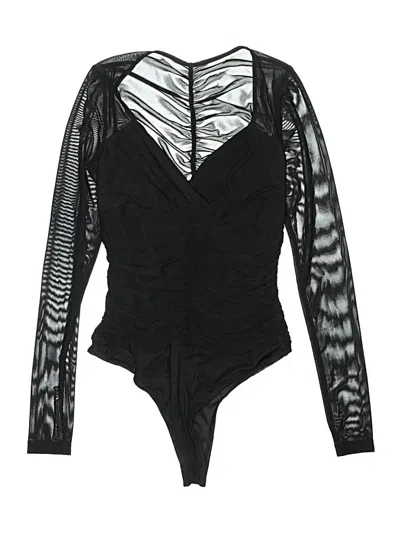 Pre-owned Bebe Bodysuit In Black
