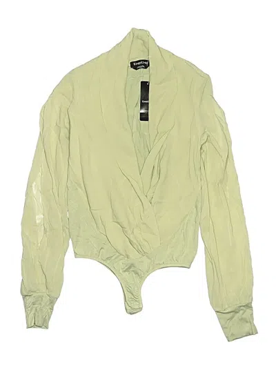 Pre-owned Bebe Bodysuit In Green
