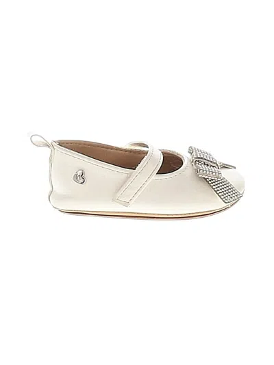 Pre-owned Bebe Kids' Booties In Ivory