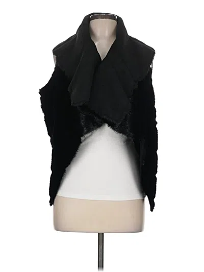 Pre-owned Bebe Cardigan Sweater In Black