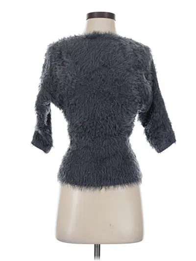 Pre-owned Bebe Cardigan Sweater In Gray