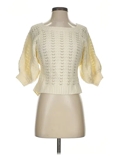 Pre-owned Bebe Cardigan Sweater In Ivory