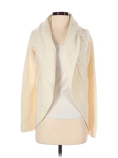 Pre-owned Bebe Cardigan Sweater In Ivory