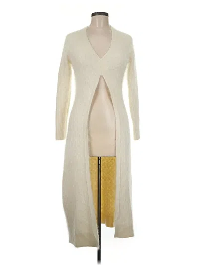 Pre-owned Bebe Cardigan Sweater In Ivory