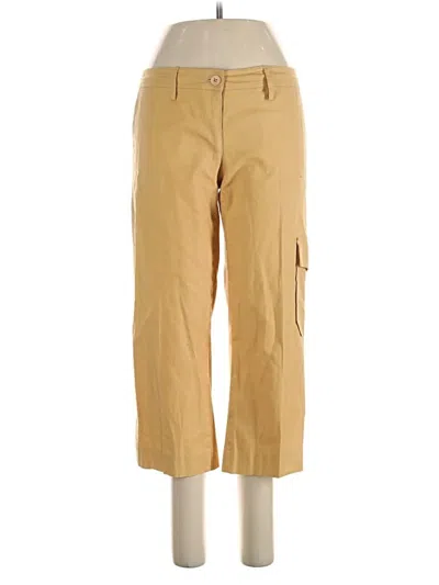 Pre-owned Bebe Cargo Pants In Brown