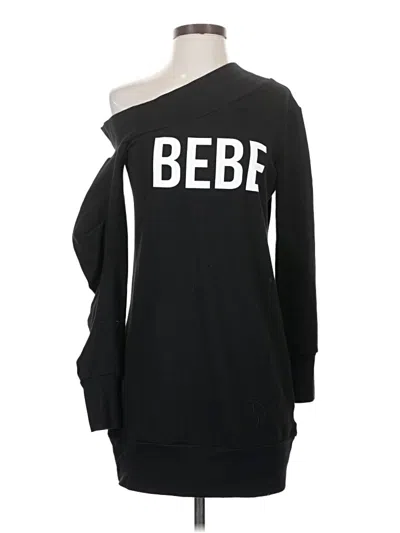 Pre-owned Bebe Casual Dress In Black