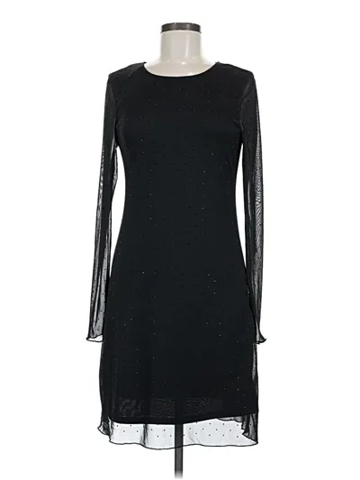 Pre-owned Bebe Casual Dress In Black