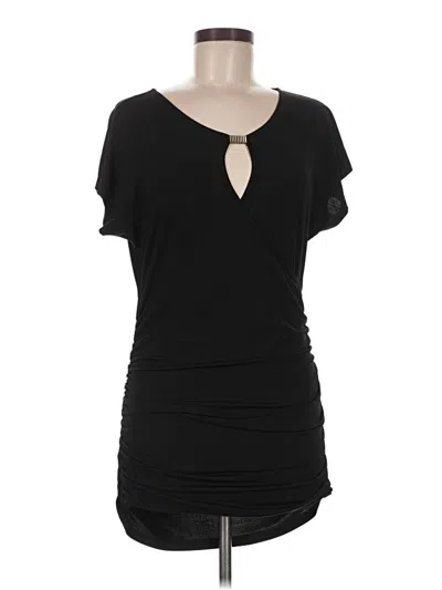 Pre-owned Bebe Casual Dress In Black