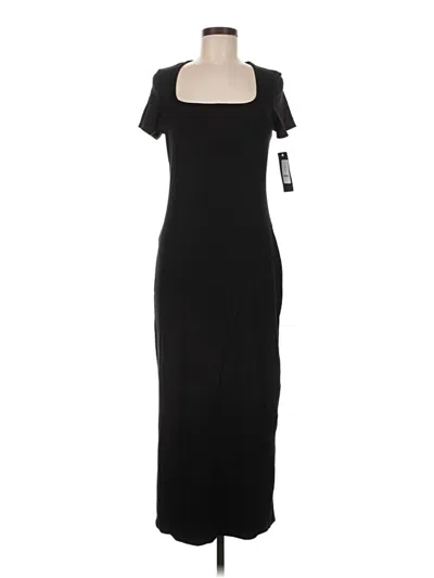 Pre-owned Bebe Casual Dress In Black