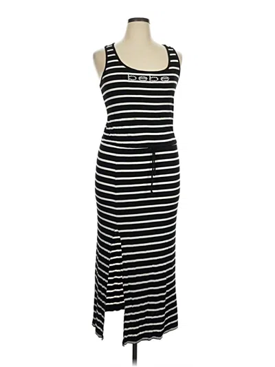 Pre-owned Bebe Casual Dress In Black