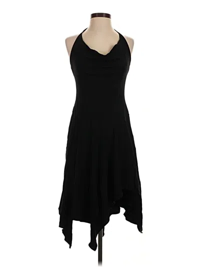 Pre-owned Bebe Casual Dress In Black