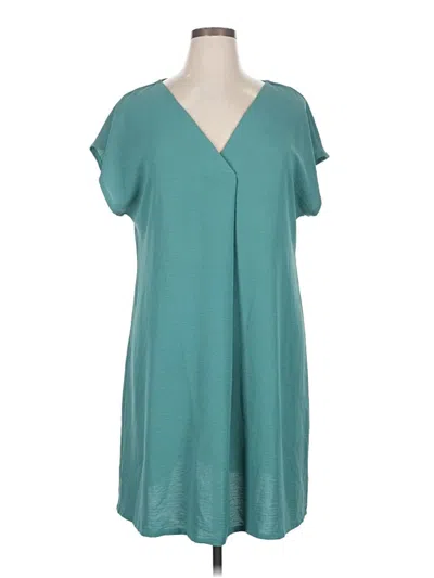 Pre-owned Bebe Casual Dress In Blue