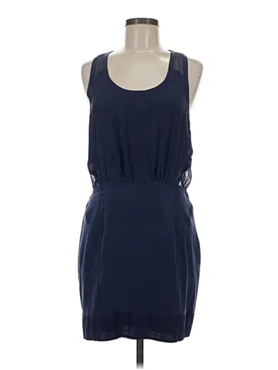 Pre-owned Bebe Casual Dress In Blue