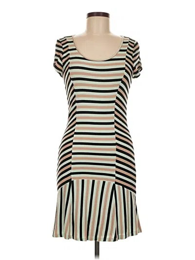 Pre-owned Bebe Casual Dress In Brown