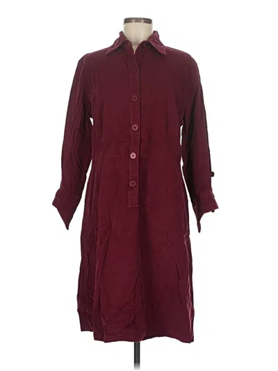 Pre-owned Bebe Casual Dress In Burgundy