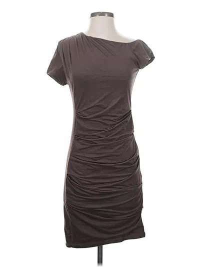 Pre-owned Bebe Casual Dress In Gray