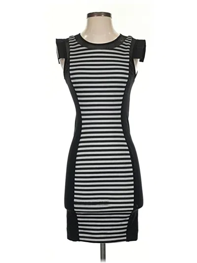 Pre-owned Bebe Casual Dress In Gray