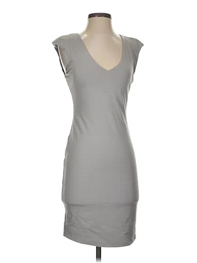 Pre-owned Bebe Casual Dress In Gray