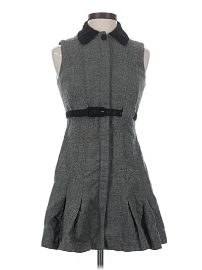 Pre-owned Bebe Casual Dress In Gray