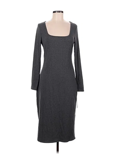 Pre-owned Bebe Casual Dress In Gray