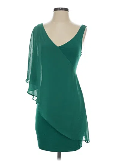 Pre-owned Bebe Casual Dress In Green