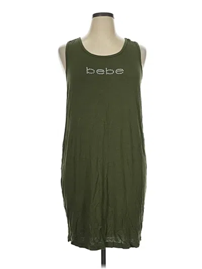 Pre-owned Bebe Casual Dress In Green